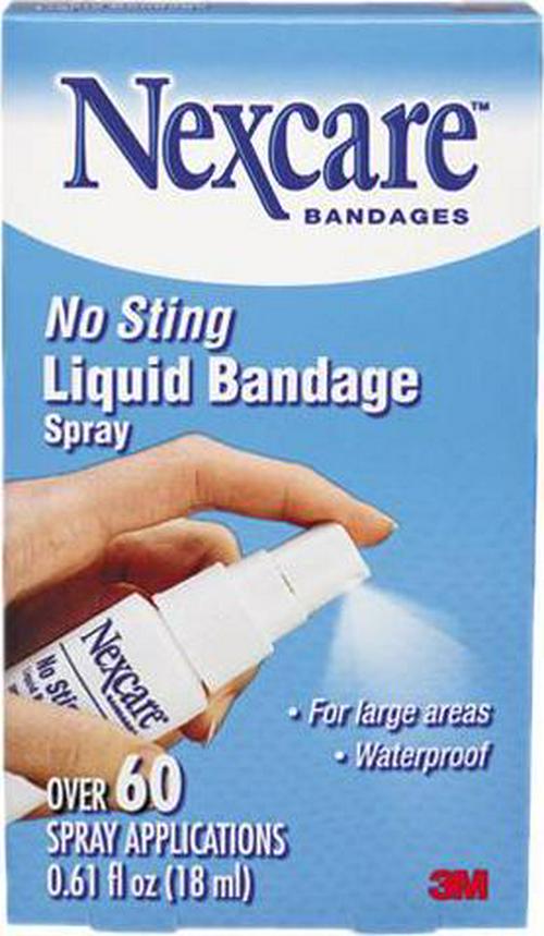 3M Nexcare 11803 Nexcare No Sting Liquid Bandages Spray, .61 oz