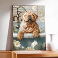 thumbnail image 4 of Hudo Funny Chinese Dog Bathroom Canvas - Funny Bathroom Decor Wall Art, Dog Bathroom Wall Art and Animal Poster, Dog Bathroom Signs and Funny Bathroom Art, 4 of 5