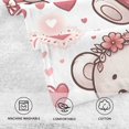 thumbnail image 3 of Cute Bears and Hearts Cotton Face Towels Absorbent Hand Towel Soft Bathroom Towel for Kitchen Hotel Decoration, 3 of 7