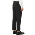 thumbnail image 3 of Lars Amadeus Men's Striped Dress Pants Flat Front Trousers Business Pant, 3 of 6