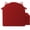 Burgundy, variant on Chair Cushions for Dining Chairs 4 Pack 17''x16''Kitchen Chair Pads with Washable Cover Indoor Dining Chair Cushion with Ties and Non-Slip Backing Chair Pads for Dining Chairs (Grey)