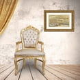 thumbnail image 3 of Gordon, Sharon 18x12 Gold Ornate Wood Framed with Double Matting Museum Art Print Titled - Tangent III, 3 of 4