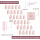 thumbnail image 4 of Pantalones cortos Glamnetic Honeymoon de Press On Nails, color almendra nude, 30 unidades, 4 of 6