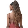 thumbnail image 6 of Ebo Synthetic Heat Resistant Wrap Around Ponytail Hair Extension Body Wave 30" (#P4/27 Med Brown Honey ), 6 of 7