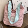 thumbnail image 3 of Bolso Hobo de plumón para mujer bolso de mano versátil y hinchado bolso de compras, 3 of 9