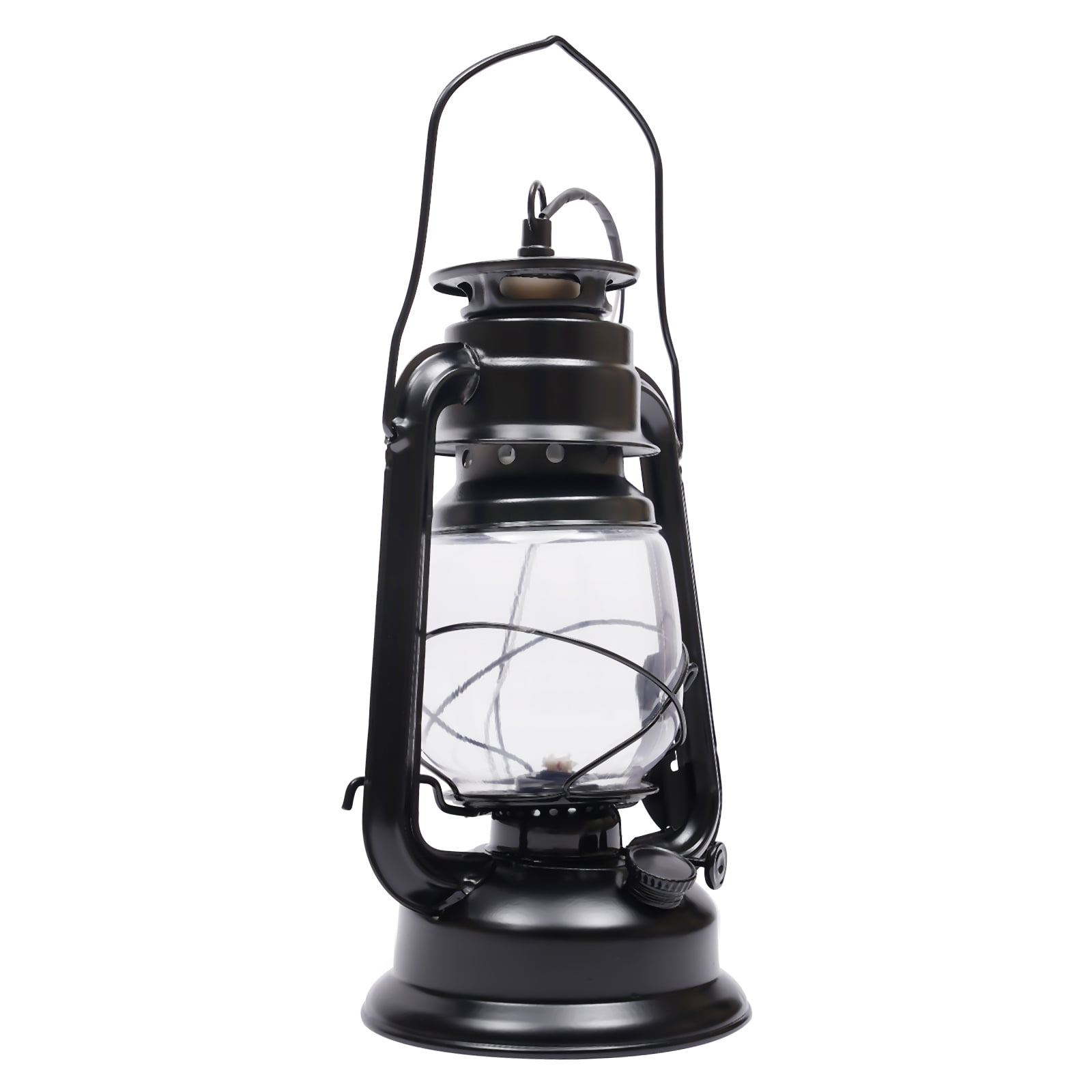 ToppiJoy Wall Light for Outdoor Use - Rustic Kerosene Lamp Design with 3000K LED Warm Lighting, Waterproof IP23, Black Vintage Style for Porch, Patio, and Garden