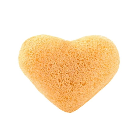 AMEIZII 1pc Heart Shape Face Clean Sponge Facial Puff Face Washing Sponge Facial Cleaning Cleansing Tool Sponge Puff For Facial