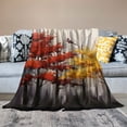 thumbnail image 2 of Chilfamy Birds Leaves Trees Throw Blanket for Couch Sofa Bed All Seasons Soft Plush Blankets, Exquisite Gift, Flannel Material, Various Sizes 60x80in, 2 of 6