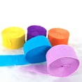 thumbnail image 4 of KAKOWELY 12 Rolls/Pack Crepe Paper Party Streamer Paper Decorations for Birthday, Wedding, Concert and Various Festivals(9m/roll) Random Color,354.33"X1.77"X0.04", 4 of 4