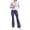 Purple, variant on DYTTDG Women's Solid-Color 2-Piece Tracksuit Set | Full-Zip Long-Sleeve Stand-Collar Sweatshirt & Elastic-Waist Flared Pants Outfit for Sports, Workout & Daily Casual Wear
