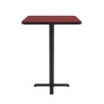 thumbnail image 2 of Square Bar Table (30 in./22 in. X-Base/Red), 2 of 5
