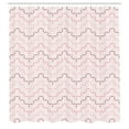 thumbnail image 3 of Ambesonne Blush Pink Shower Curtain, Lattice Simple Motifs, 69"Wx84"L, Rose Blush, 3 of 5