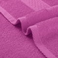thumbnail image 4 of Unique Bargains Cotton Hand Towels Set for Bathroom 13" x 30" Dark Pink Pack of 1, 4 of 8