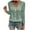 Green, variant on HAiming Women's V Neck Lace Crochet Eyelet Tops Plus Size Long Sleeve Casual Button down Shirts Elegant Work Blouses
