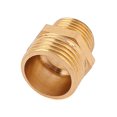 thumbnail image 2 of Adaptador de tubería de bronce 1/2BSP x 3/8BSP macho a macho con hexágono reductor, 2 of 2