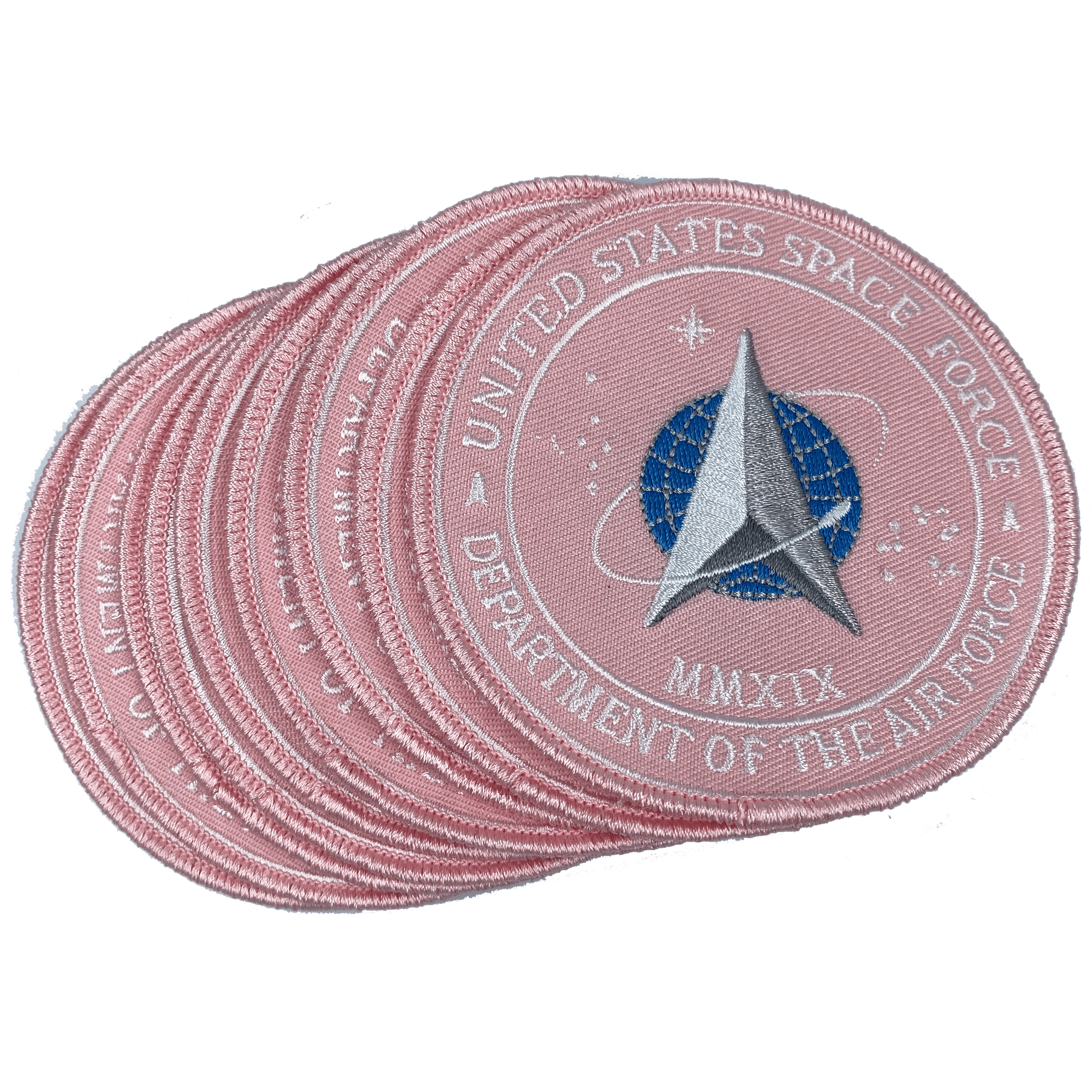 CL4-07 Pink breast Cancer Awareness United States Space Force Patch U.S Departm