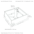 thumbnail image 6 of Sunnydaze 100 lb Bronze Square Powder-Coated Steel Market Umbrella Base, 6 of 15