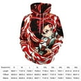 thumbnail image 2 of Demon Slayer Unisex Sweatshirts Loose Pullover Sweater Hooded Hoodie 3D Printing Jacket Winter Fall Clothes S, 2 of 7