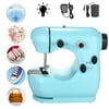 Mixfeer Electric Micro-Sewing Machine Adjustable 2-Speed Double Thread