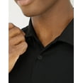thumbnail image 4 of Hanes Moves Men's Short Sleeve Performance Polo Black S, 4 of 10