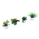thumbnail image 5 of Juego De Plantas En Maceta Para Paisajismo, Mini Juego De Plantas En Maceta De Simulación, Vívido, Sin Necesidad De Regar, Con Macetas De Cerámica Para El Hogar, La Oficina, La, 5 of 8