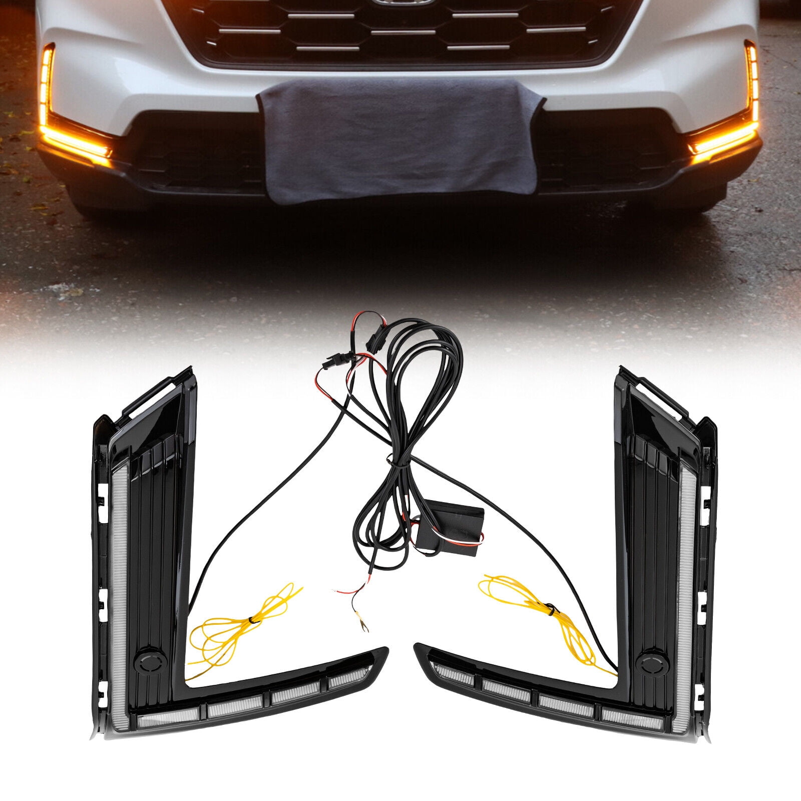 For Honda CR-V CRV 2023 2024 LED DRL Daytime Running Light