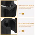 thumbnail image 5 of CTIRCHIU 15Pcs Wall Cue Holder Rod Clips Black PP Compact Storage For Sports Enthusiasts, 5 of 5