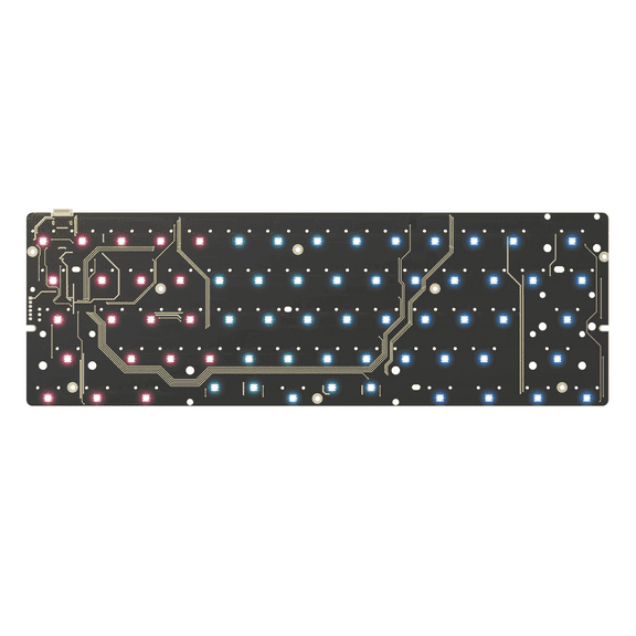 GATERON GT60 PRO Magnetic Keyboard PCB, Compatible with GH60-60% 61 Keys HE PCB