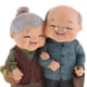 thumbnail image 3 of Figuras de pareja de ancianos de la vida cotidiana, decoración de resina para el hogar, amorosa vejez venta de verduras, 3 of 5