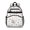 White Butterfly Rose Pattern, variant on Colorful Butterfly Pattern Cute School Backpack Bag for School with Padded Back and Adjustable Shoulder Straps 15.25"x11.5"x5.25"