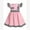 Pink, variant on FYMNSI 2nd Birthday Dress Baby Toddler Girl Checkered Clothes Flutter Sleeve Dresses Race Car Driver Outfit