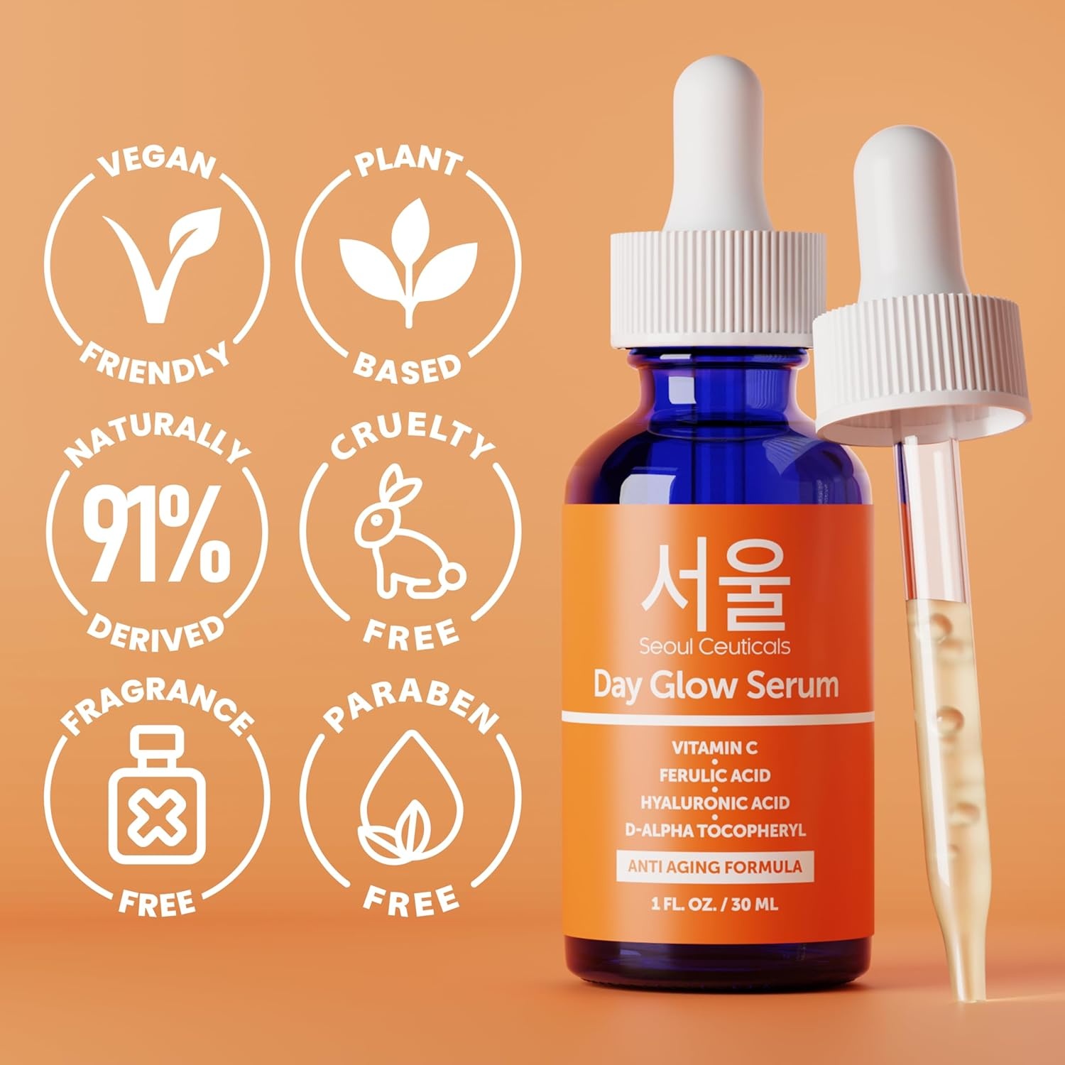 Seoul Ceuticals 20% Vitamin C Hyaluronic Acid Serum with CE Ferulic photo 5