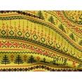thumbnail image 4 of oneOone Rayon Yellow Fabric Merry Christmas Dress Material Fabric Print Fabric By The Yard 56 Inch Wide, 4 of 6