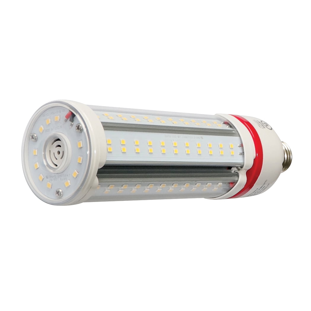 6975 Lumen, Damp Rated LED Corn Cob Bulb, 45-Watt, 350-Watt Equivalent, 5000K Daylight, E26