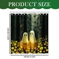 thumbnail image 6 of 1x Halloween Fabric Shower Curtain - Cute Bathroom Decor (F), (Multicolor), 6 of 6