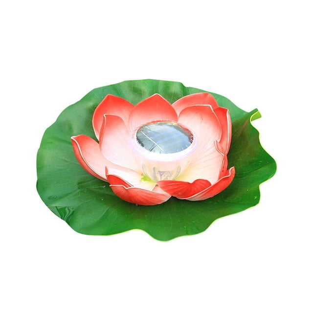 Matsuzay Lámpara de paisaje de flores Lámpara de decoración de plástico con forma de flor simulada Lámpara de flotador de carga solar LED Lámpara de Iluminación y accesorios Numero 5 Matsuzay HA025802-05