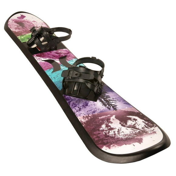 Hurley Planche à Neige Débutant Imprimé 48 Pouces avec Fixations Rouge