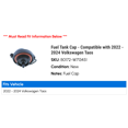 thumbnail image 2 of Fuel Tank Cap - Compatible with 2022 - 2024 Volkswagen Taos 2023, 2 of 2