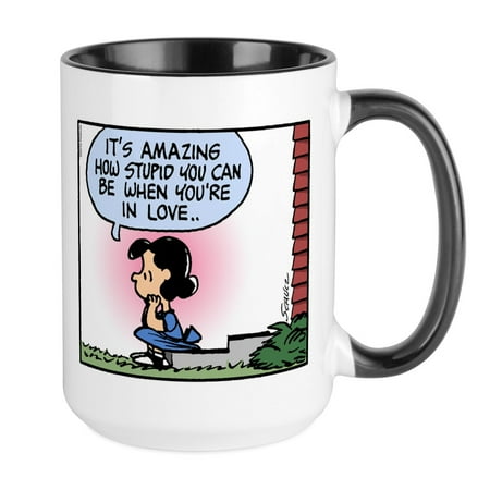 

CafePress - Lucy In Love Large Mug - 15 oz Ceramic Large Mug