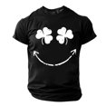 thumbnail image 2 of KIHOUT T-shirts de la Saint-Patrick pour Hommes, Manches Courtes d'Été, T-shirts à Imprimé Graphique Vert, Col Rond, en Solde, Taille S-2TG, 2 of 5