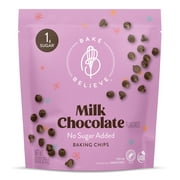 Bake Believe, Keto-Friendly, Milk Baking Chips, 9 oz Bag