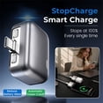 thumbnail image 1 of HCBY Smart Charging Protector Adapter, Automatic Power Cutoff for Overcharge Prevention, 140W Fast Charge Safety Device, Universal Adapter for Phone Laptop Night Charging, 1 of 9