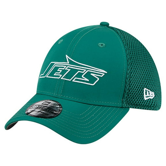 Men's New Era  Green New York Jets Outline 39THIRTY Flex Hat