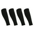 thumbnail image 1 of Unique Bargains 2 Pair Compression Sleeve Footless Compression Sleeve for Women Nylon S Black, 1 of 7