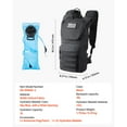 thumbnail image 4 of KFFKFF Cycling Camping Backpack, Breathable Ultralight Bicycle Outdoor Sport Hydration Pack Bag with 3L Water Bladder, for Males Females Trekking Jogging Cycling Camping, 4 of 9