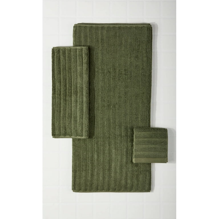 Mainstays Performance Textured 6 Piece Bath Towel Set Sea Turtle
