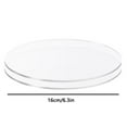 thumbnail image 3 of Ymkly 2Pcs Acrylic Cake Disc Round Acrylic Cake Disc Acrylic Disk For Buttercream Acrylic Cake Disks Great For Serving Bake Goods And Art Craft Project, 3 of 6