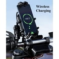 thumbnail image 4 of Soporte de teléfono para motocicleta, cargador inalámbrico BRCOVAN Qi de 15 W, 4 of 9