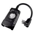 thumbnail image 5 of Hyper Tough Single Outlet All-Weather Timer with 3-Prong Outlet, 6-Inch Cord, 5 of 12