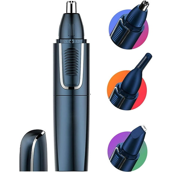 3-in-1 Nose, Eyebrow & Facial Hair Trimmer, Rechargeable